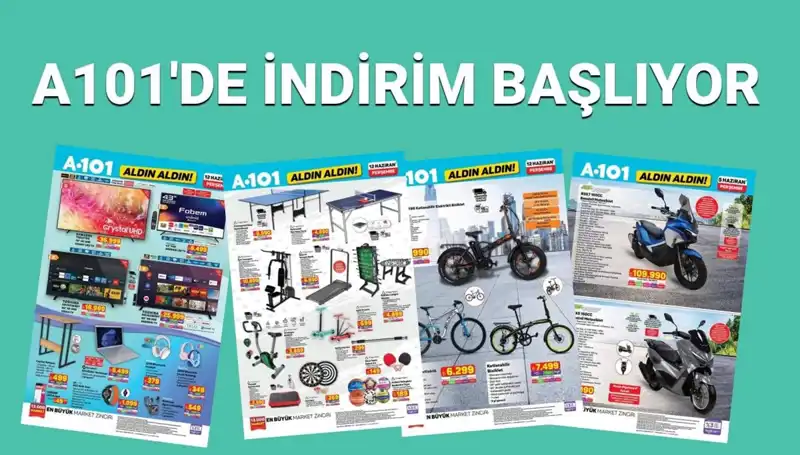 A101 Market 12 Haziran 2025 Aktüel Kataloğu: Spor ve Teknoloji Ürünleriyle Dolup Taşacak!