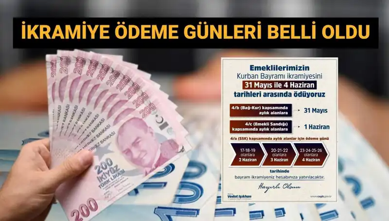 Emekli Bayram İkramiyeleri İçin Tarih Belli Oldu! 4 Bin TL Ne Zaman Yatacak?