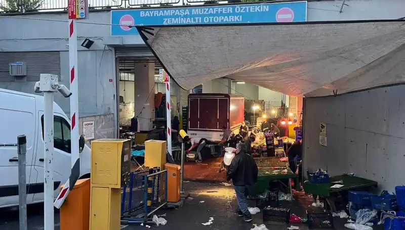 Pazar Yerinde Biber Gazı Panik Yaratırken, Alışverişler Sıfırlandı!