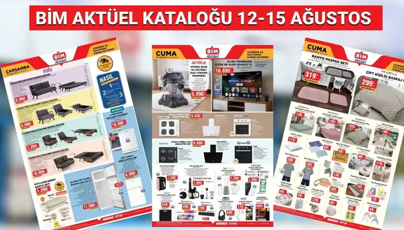 BİM 12-15 Ağustos 2025 Aktüel Kataloğu: Yeni Ürünler ve Fırsatlar Kapıda!