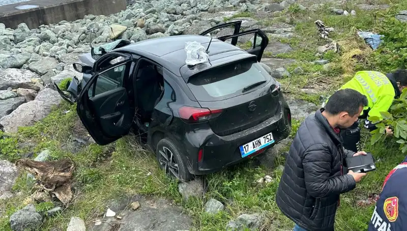 Karadeniz Sahil Yolu'nda Feci Kaza: Bir Can Yandı