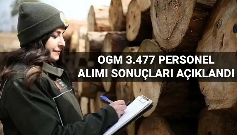 OGM, 2025 Yılı İçin 3.477 Personel Alım Sonuçlarını Açıkladı!