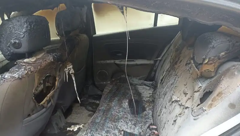 Esenyurt'ta Yaşanan Şantaj Olayı, Arabayı Ateşe Verdi!