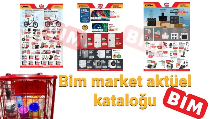 BİM'den 27-30 Mayıs Arası Yapılandıran Aktüel Kataloğu ile Alışveriş Fırsatları