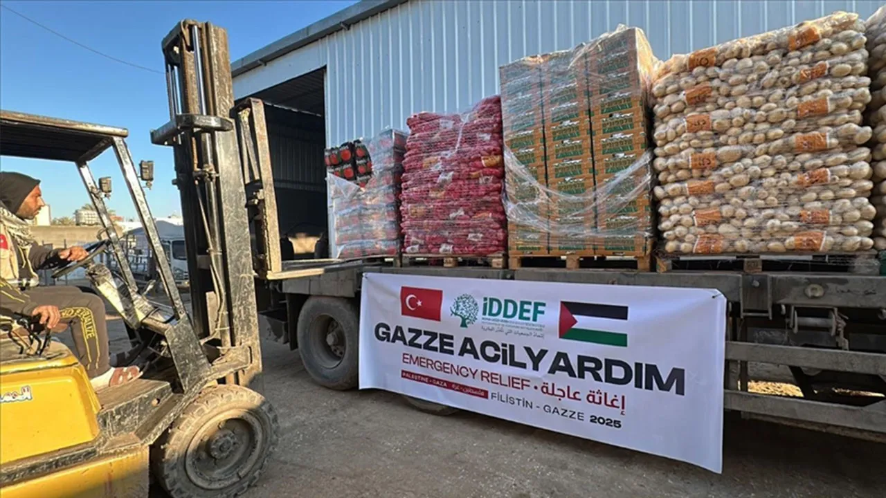 İDDEF’den Gazze’ye 36 Ton Taze Gıda Yardımı Gönderildi